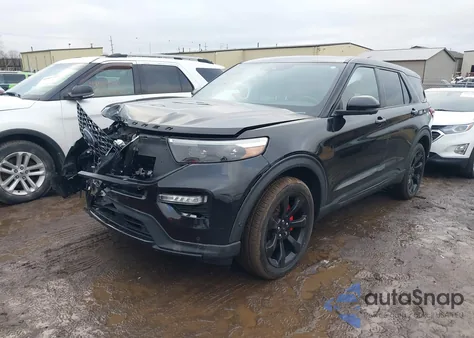 2021 Ford Explorer St из США, поврежденный, VIN 1FM5K8GC7MGA23511
